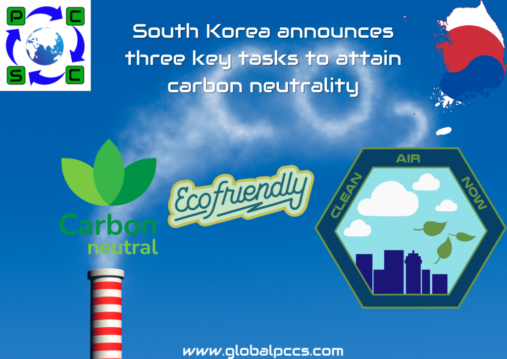 South Korea announces three key tasks to attain carbon neutrality