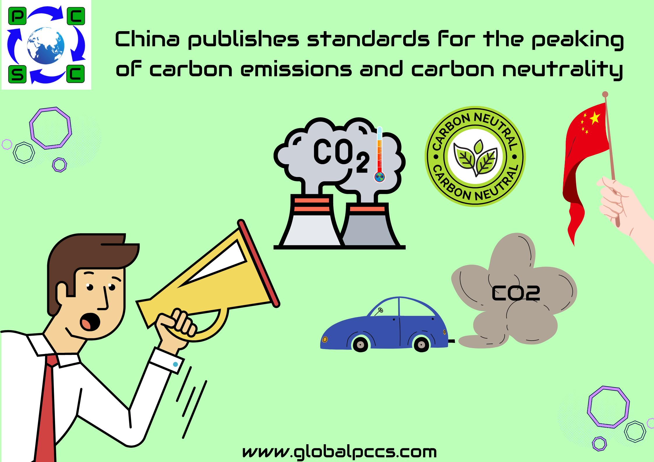 China publishes standards for the peaking of carbon emissions andcarbon neutrality.