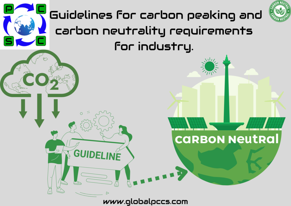 China publishes a draft of its 2023 guidelines on the creation of carbon peaking and carbon neutrality requirements for industry.