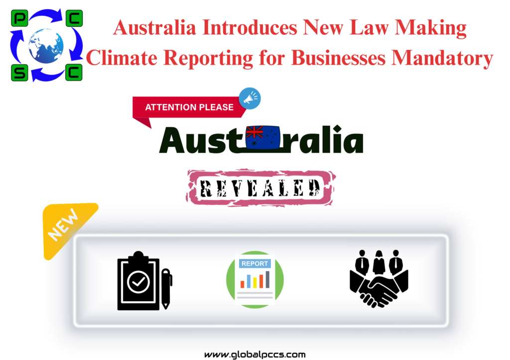 Australia Introduces New Law Making Climate Reporting for Businesses Mandatory