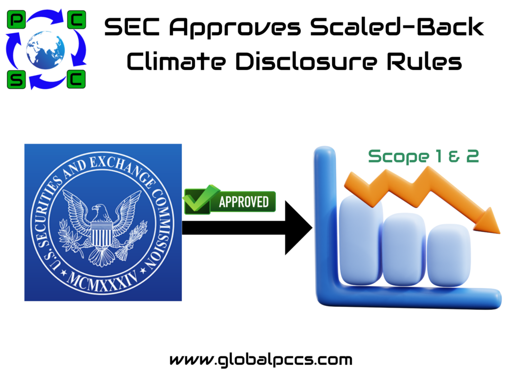 SEC Approves Scaled-Back Climate Disclosure Rules