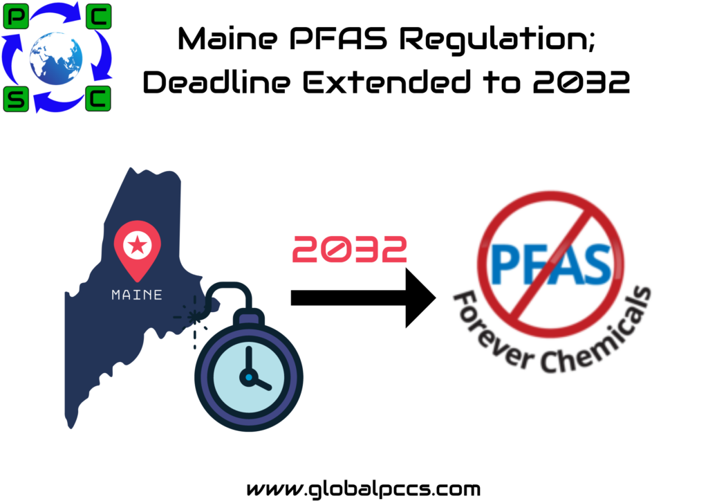 Maine PFAS Regulation; Deadline Extended to 2032