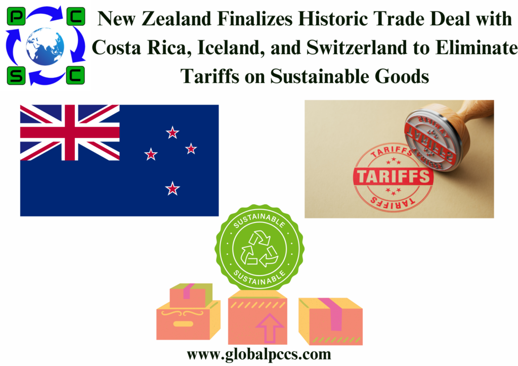 New Zealand Finalizes Historic Trade Deal with Costa Rica, Iceland, and Switzerland to Eliminate Tariffs on Sustainable Goods