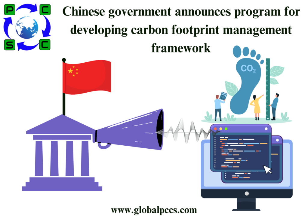 Chinese government announces program for developing carbon footprint management framework