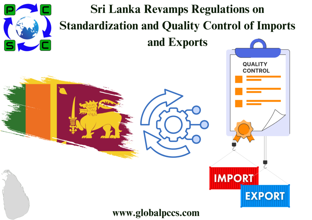 Sri Lanka Revamps Regulations on Standardization and Quality Control of Imports and Exports