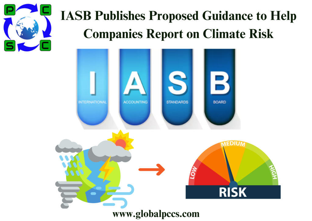 IASB Publishes Proposed Guidance to Help Companies Report on Climate Risk