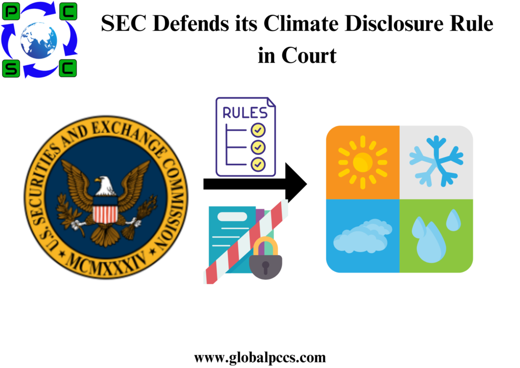 SEC Defends its Climate Disclosure Rule in Court