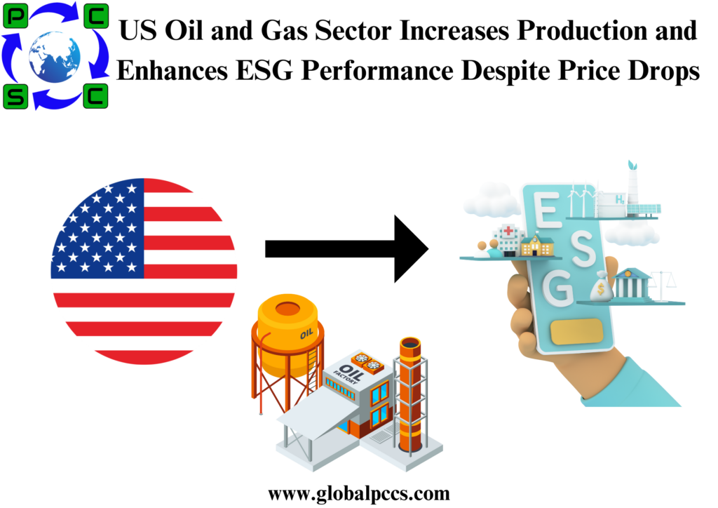 US Oil and Gas Sector Increases Production and Enhances ESG Performance Despite Price Drops