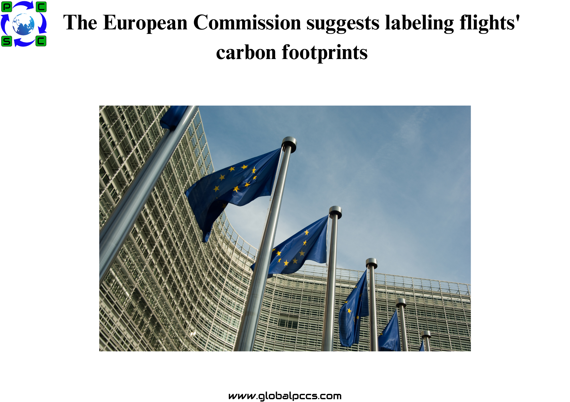 The European Commission suggests labeling flights’ carbon footprints
