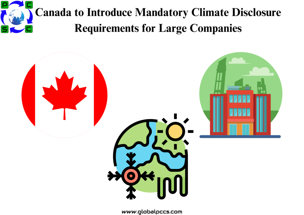 Canada to Introduce Mandatory Climate Disclosure Requirements for Large Companies