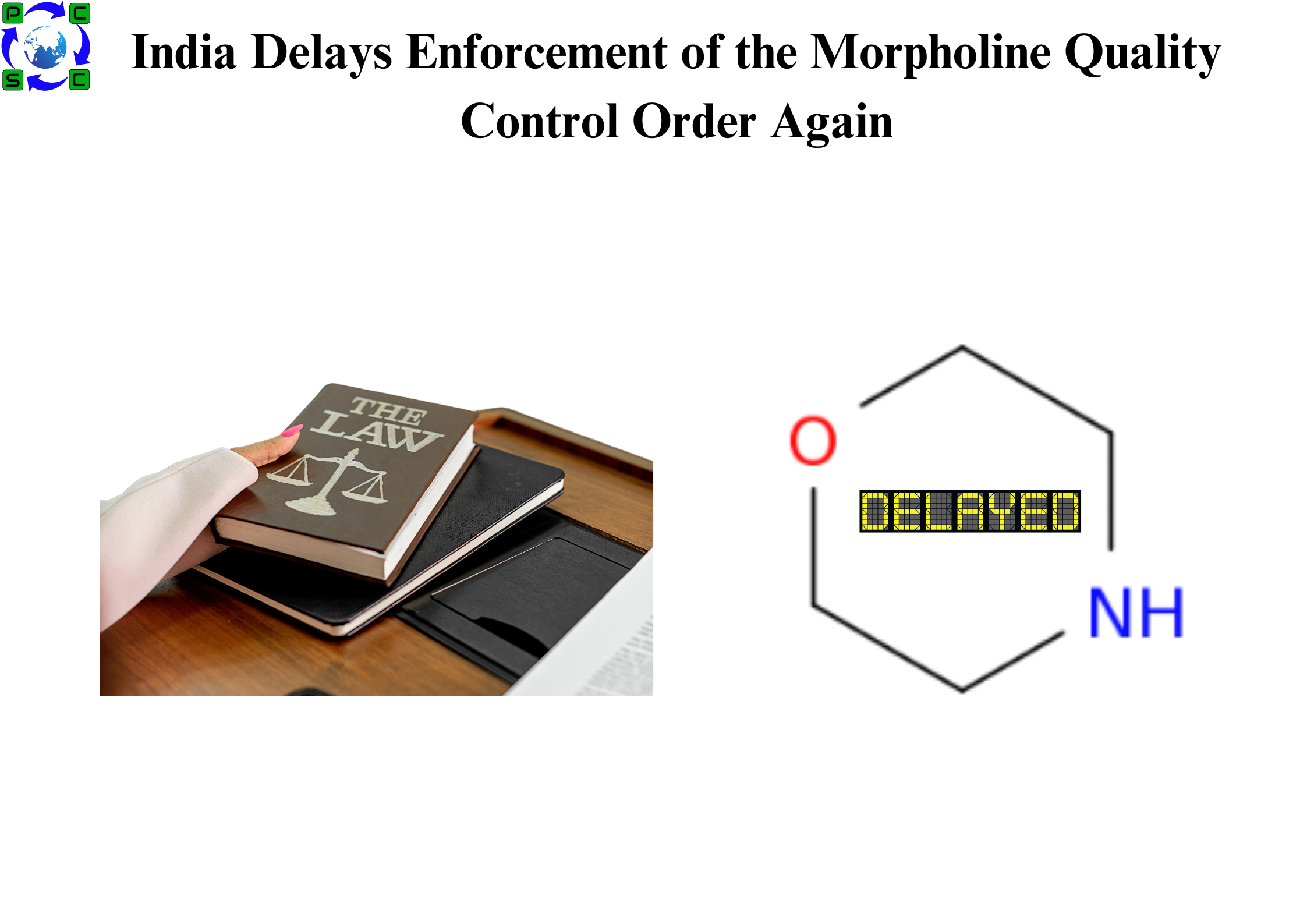 India Delays Enforcement of the Morpholine Quality Control Order Again