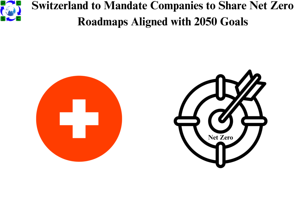 Switzerland to Mandate Companies to Share Net Zero Roadmaps Aligned with 2050 Goals