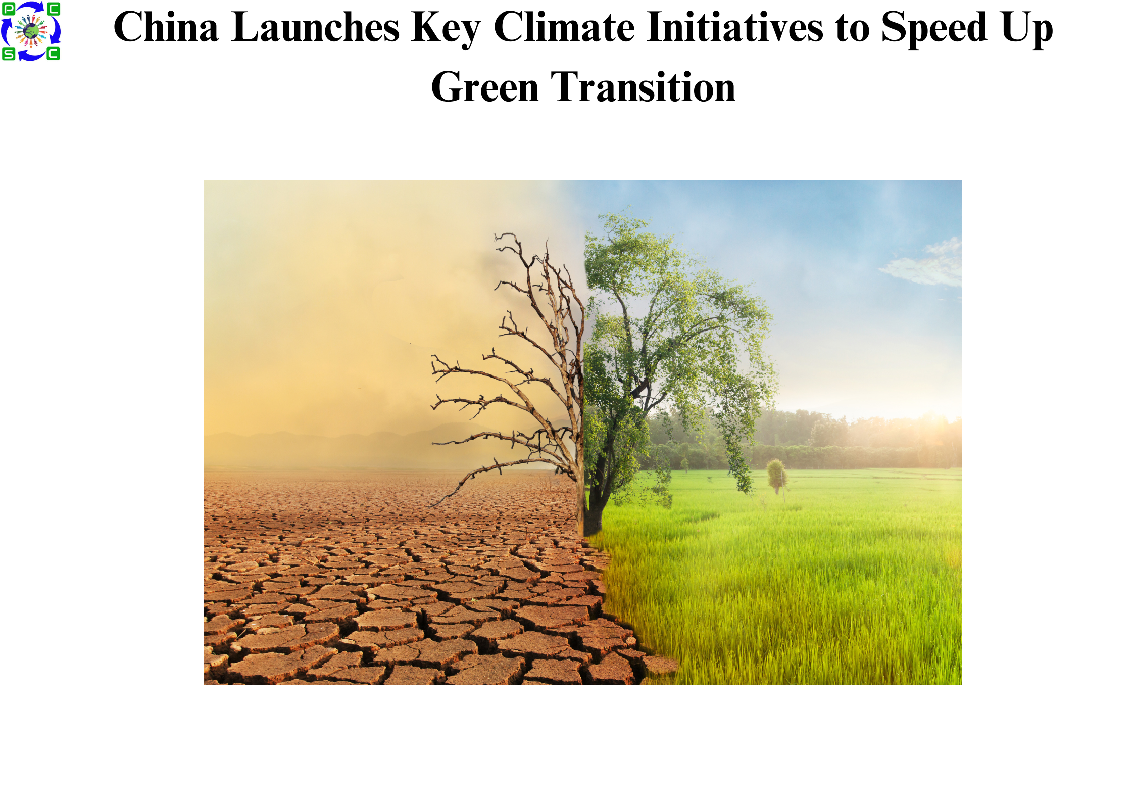 China Launches Key Climate Initiatives to Speed Up Green Transition