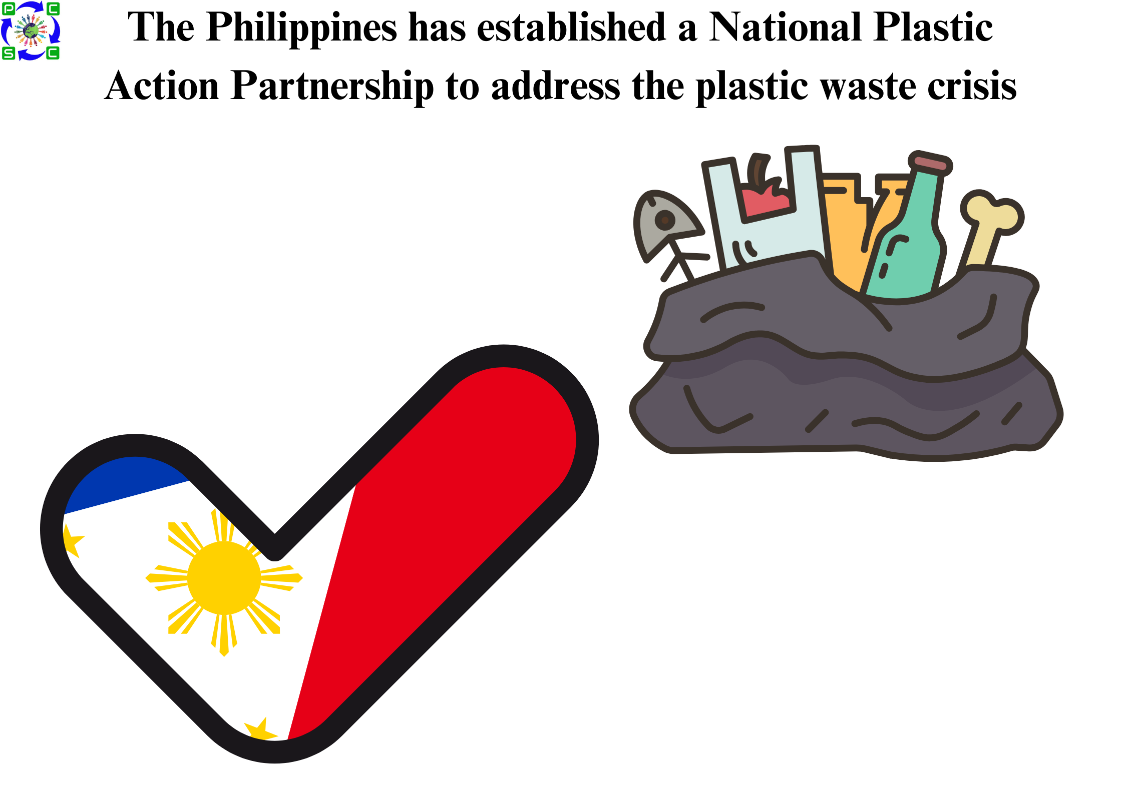 The Philippines has established a National Plastic Action Partnership to address the plastic waste crisis