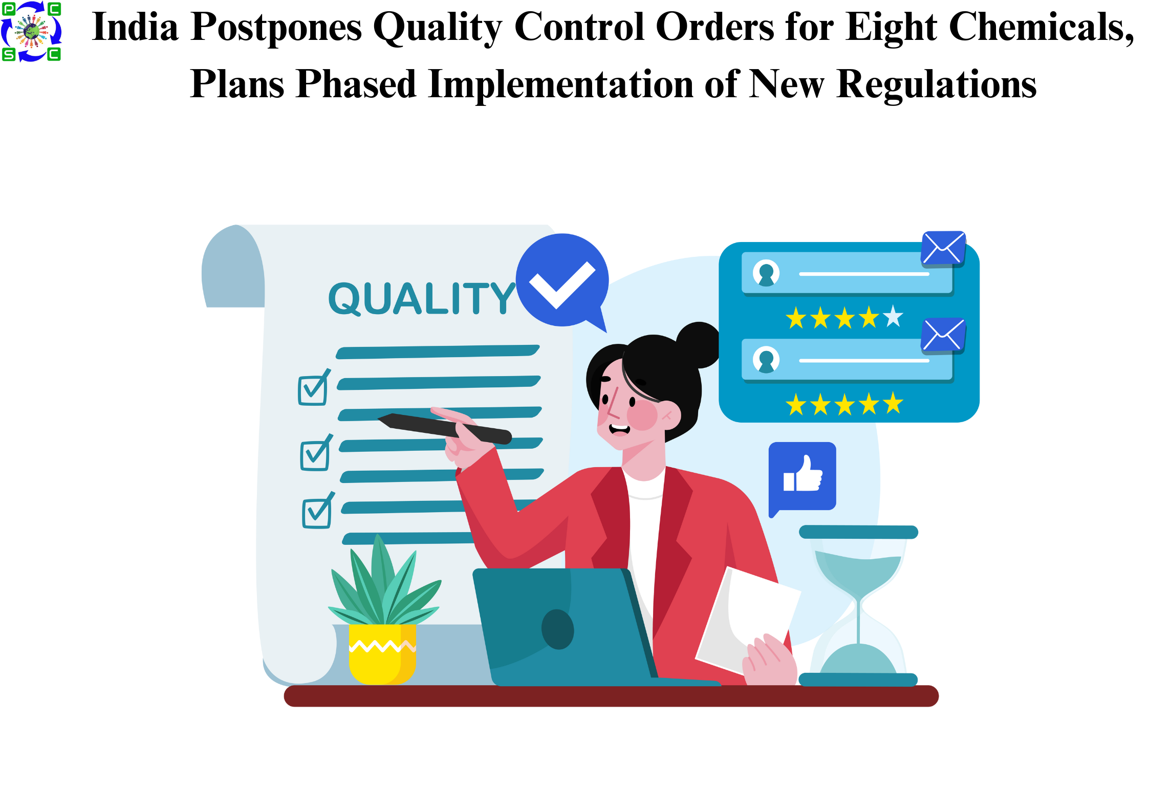 India Postpones Quality Control Orders for Eight Chemicals, Plans Phased Implementation of New Regulations