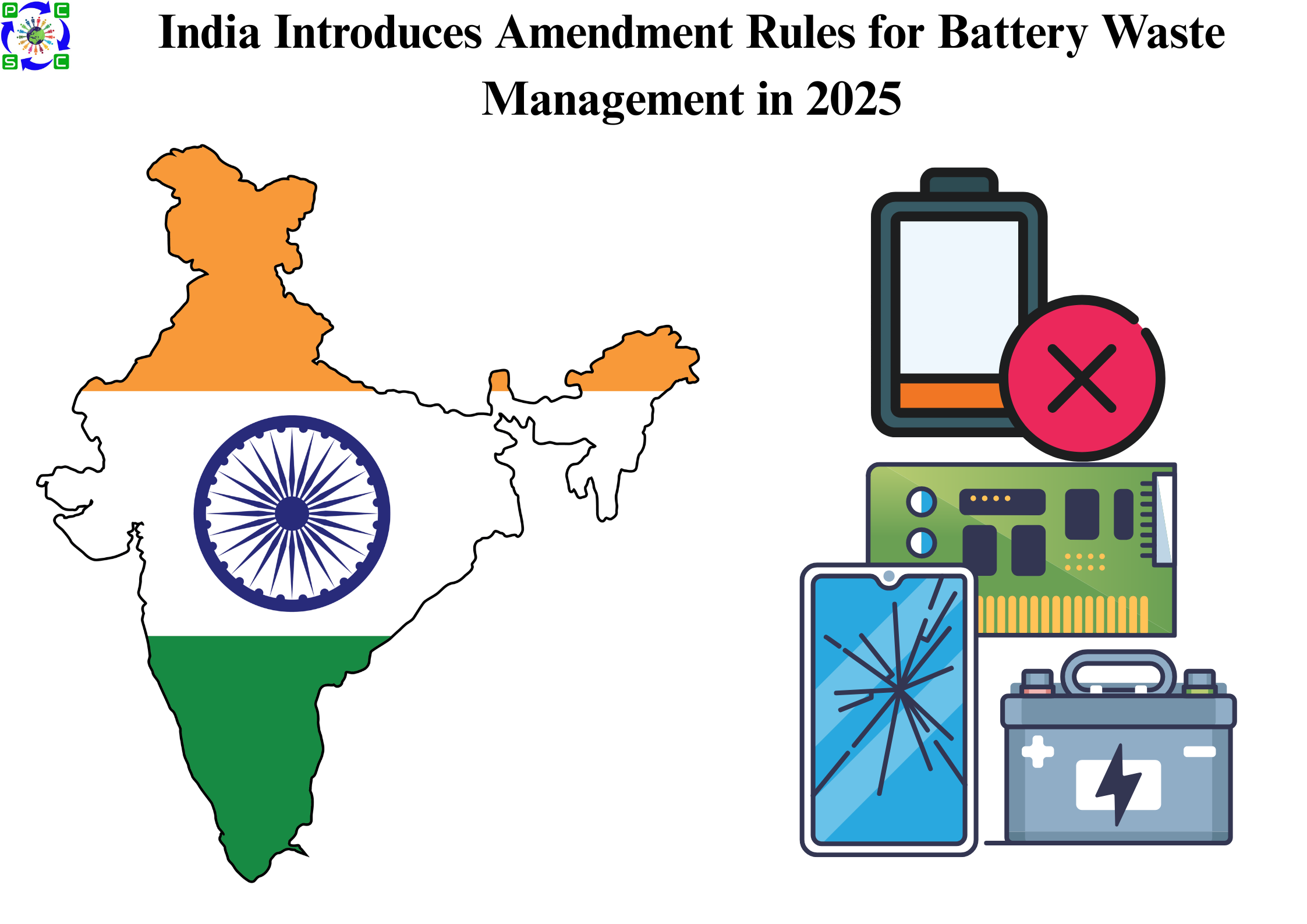 India Introduces Amendment Rules for Battery Waste Management in 2025