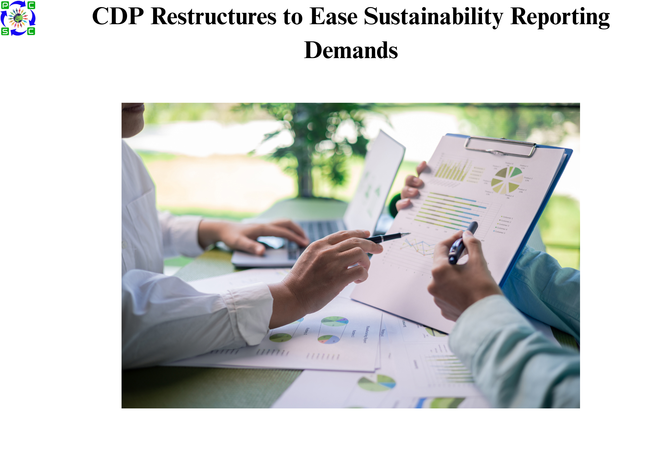 CDP Restructures to Ease Sustainability Reporting Demands