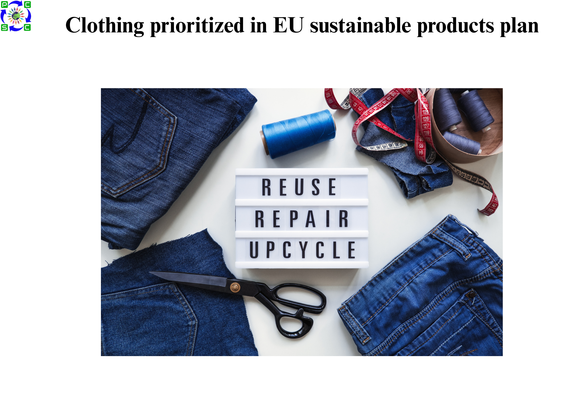 Clothing prioritized in EU sustainable products plan