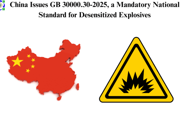 China Issues GB 30000.30-2025, a Mandatory National Standard for Desensitized Explosives