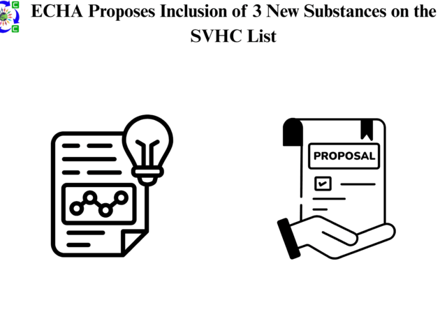 ECHA Proposes Inclusion of 3 New Substances on the SVHC List