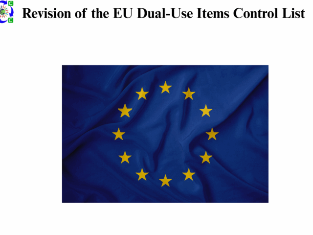 Revision of the EU Dual-Use Items Control List