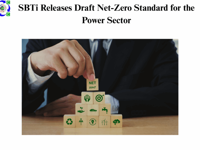 SBTi Releases Draft Net-Zero Standard for the Power Sector