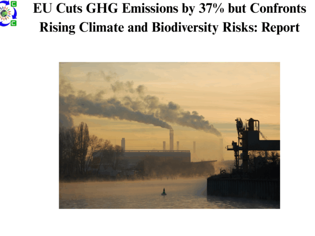EU Cuts GHG Emissions by 37% but Confronts Rising Climate and Biodiversity Risks: Report