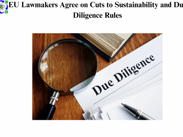 EU Lawmakers Agree on Cuts to Sustainability and Due Diligence Rules