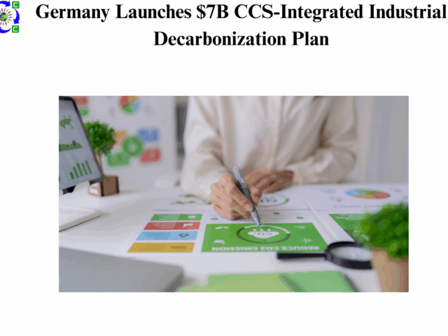 Germany Launches $7B CCS-Integrated Industrial Decarbonization Plan