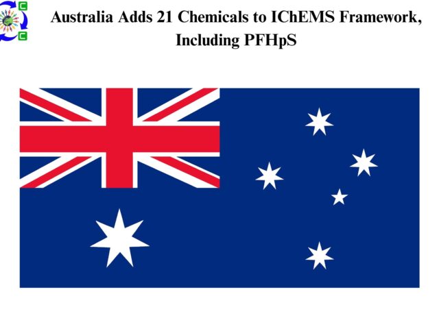  Australia Adds 21 Chemicals to IChEMS Framework, Including PFHpS