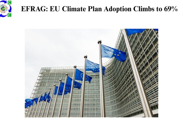 EFRAG: EU Climate Plan Adoption Climbs to 69%
