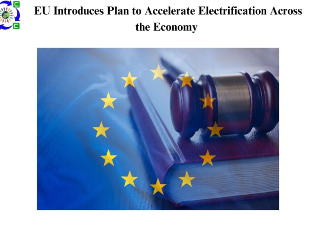 EU Introduces Plan to Accelerate Electrification Across the Economy 