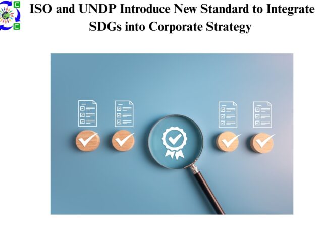ISO and UNDP Introduce New Standard to Integrate SDGs into Corporate Strategy 